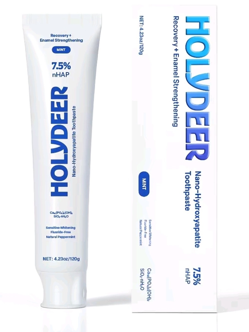 Holydeer Mint Nano-Hydroxyapatite Toothpaste - White